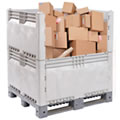 Collapsible Removable Wall Plastic Container