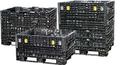 plastic shipping containers