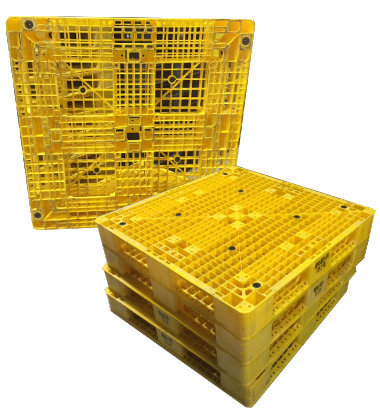UP-1111-FP-HO4Yellow Plastic Pallet - Photo 1