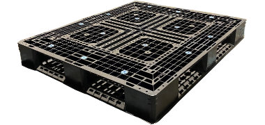 51x43 Stackable Rackable Used Plastic Pallets
