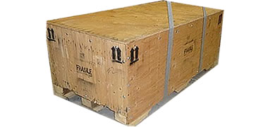 NWC-CRSP-IC Closed Panel Wooden Shipping Crate with Internal Cleats