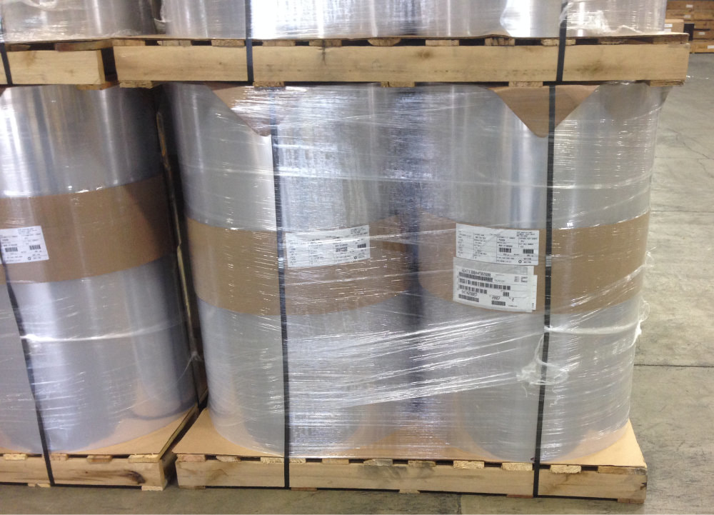 Protect Roll Products with Custom Pallet Design - Vertical