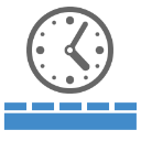 pallet with clock icon