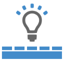 pallet with lightbulb icon