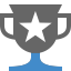 trophy winner icon