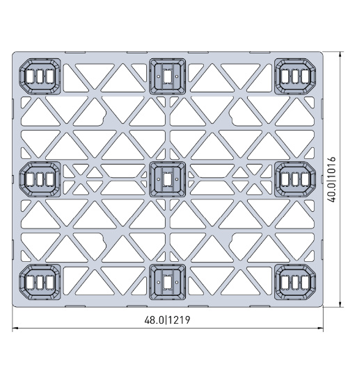 CPP330/ACM Plastic Pallet - Photo 3