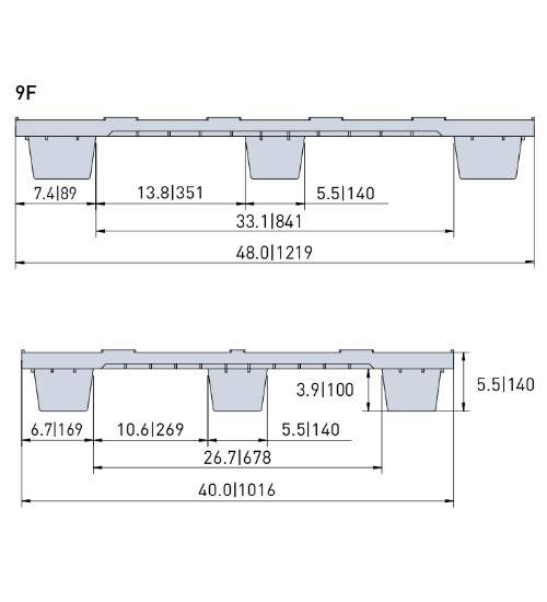 CPP330/ACM Plastic Pallet - Photo 4