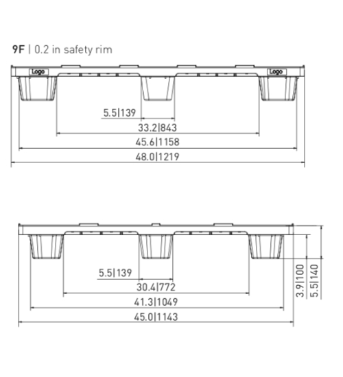 CPP530/ACM Plastic Pallet - Photo 4