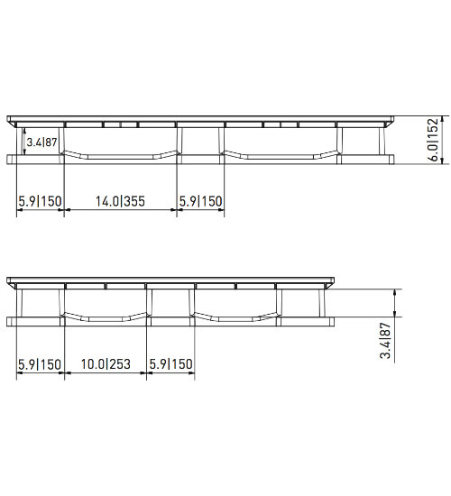 CPP736-C/ACM Plastic Pallet - Photo 4