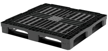 45x45 One-Piece Stackable Plastic Pallets