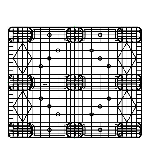 NPP-4840-3R-E3CD Plastic Pallet - Photo 4