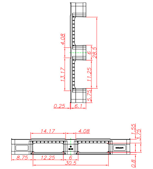 NPP-4840-3R-E3CD Plastic Pallet - Photo 5