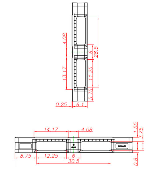 NPP-4840-FP-E6CD-3Rod-FDA Plastic Pallet - Photo 5