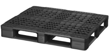 NPP-4840-FP-E6OD-3Rod Plastic Pallet