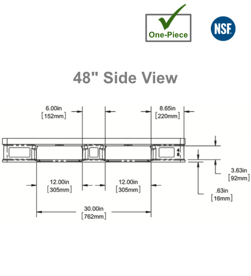 NPP-4840-FP-PSG6.2 Plastic Pallet - Photo 4