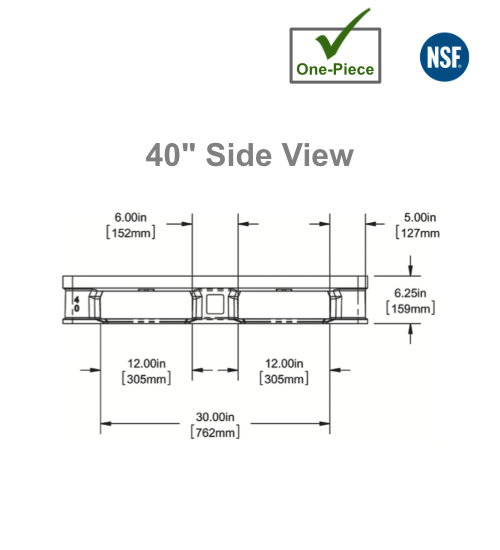 NPP-4840-FP-PSG6.2 Plastic Pallet - Photo 5