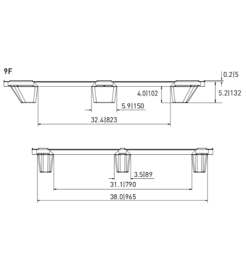 NPP-4840-N-100PECD Plastic Pallet - Photo 4