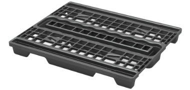 48x40 One-Piece Nestable Plastic Pallets