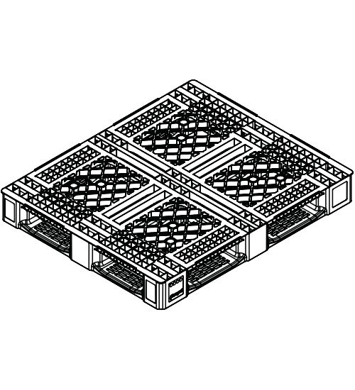 PG-4840-FP-140US Plastic Pallet - Photo 4