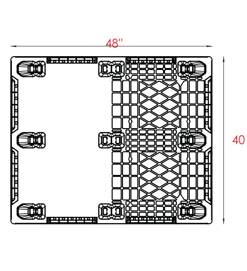 PG-4840-N-107USCD Plastic Pallet - Photo 3