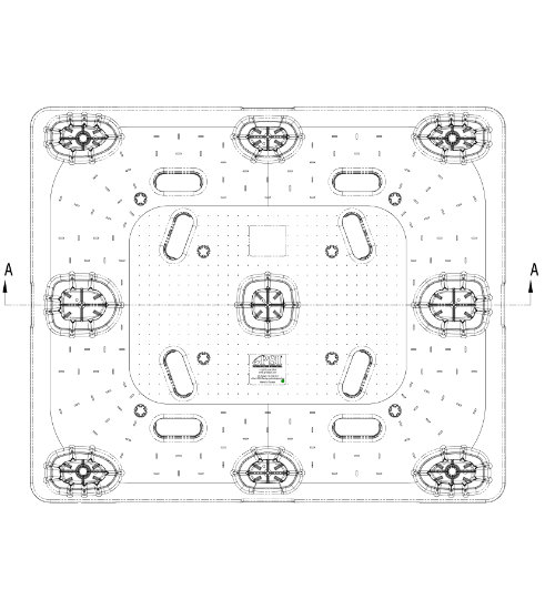 PS-4840-N-Dist Plastic Pallet - Photo 2