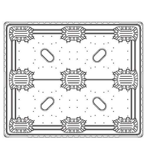 TE-4840-N-TDOW Plastic Pallet - Photo 5