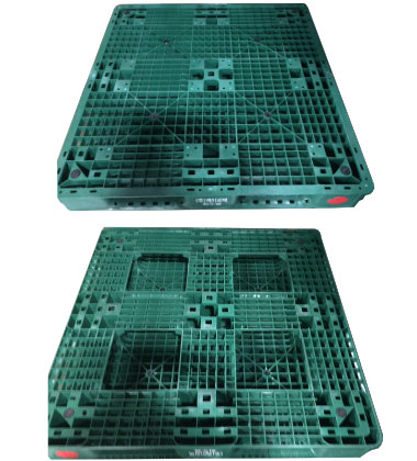 UP-1111-FP-HO4Green Plastic Pallet - Photo 1