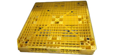 Plastic Pallet - UP-1111-FP-HO4Yellow