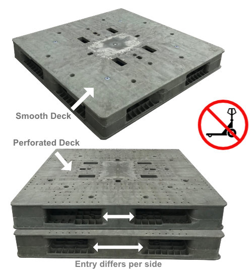 UP-1111-RV-140mm60lbs Plastic Pallet - Photo 4