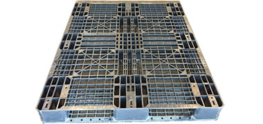 48x40 Stackable Rackable Used Plastic Pallets