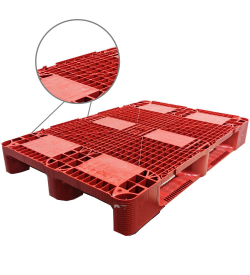 UP-1280-3R-150mm25lbs Plastic Pallet - Photo 1