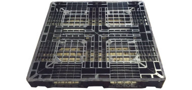 44x44 One-Piece Stackable Rackable Plastic Pallets