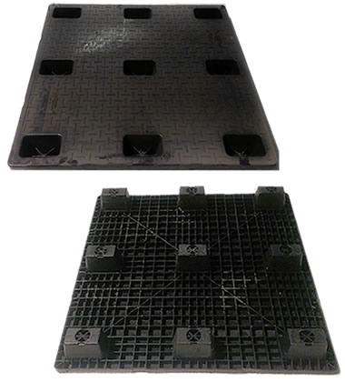 UP-4545-N-CTCD Plastic Pallet - Photo 1